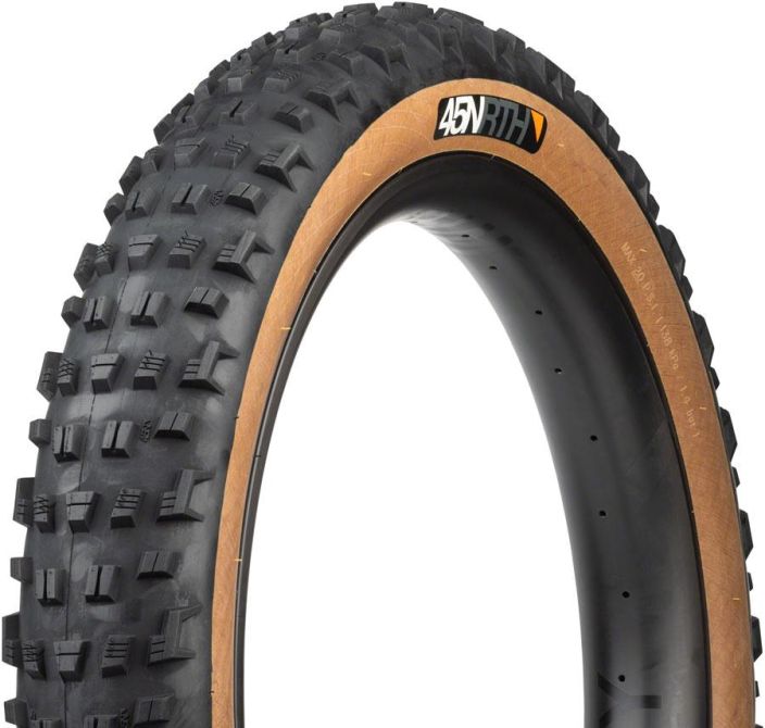 45NRTH Vanhelga 27.5x4.5 60Tpi Tan Fatbike rengas Uusi paremmin rullaava kuvio. 27.5x4.5&quot; Vanhelga is a fat bike tire