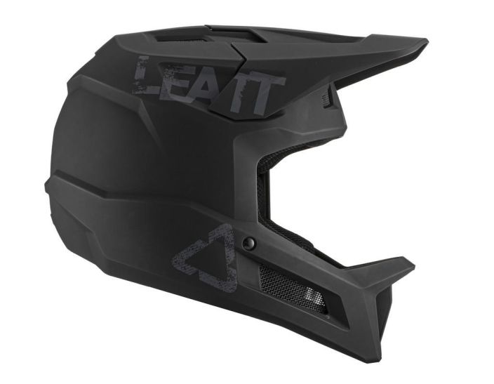 Leatt 1.0 DH Jr V21.1 Helmet Black Kevyt ja hyvin suojaava fullface-kypara junioreille. Kaksi kokoa: XXS 51-52cm XS 53-54cm