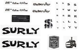 Surly Surly Steamroller Decal Set - Black New