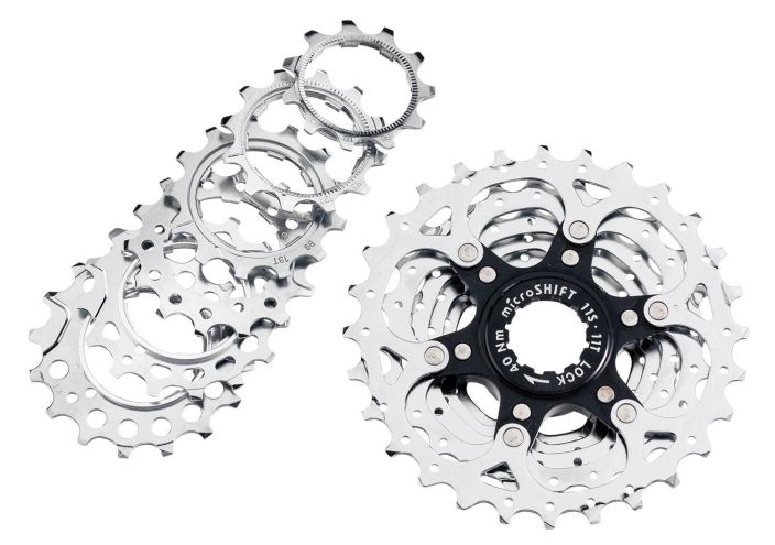 Microshift 11-28T CP AL Spider 11sp 11-vaihteinen pakka. Sram/Shimano 11-28 286gr 11-12-13-14-15-16-17-19-21-24-28