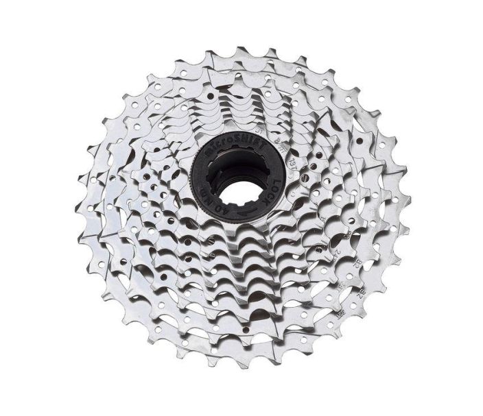 Microshift 11-32T CP 9sp 9-vaihteinen pakka. Sram/Shimano 11-32 337gr