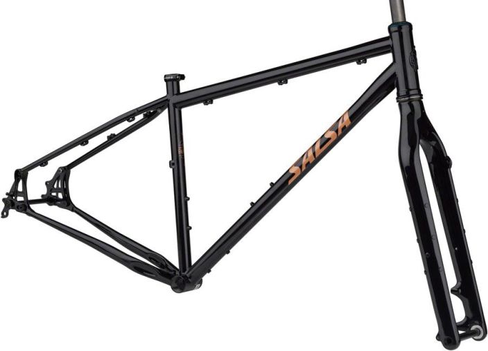 Salsa Fargo Frameset 29 Steel Black Fargo is Salsa’s steel drop-bar mountain bike that offers a winning combination of