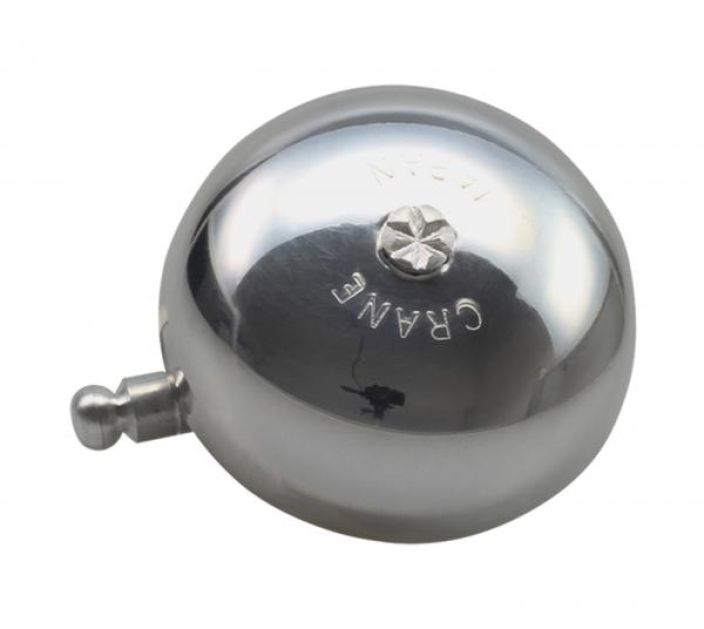 Crane Bell Karen Steel Polished Silver Laadukas Japanilainen soittokello hienolla metallisella aanella. Sopii 25.4mm ja