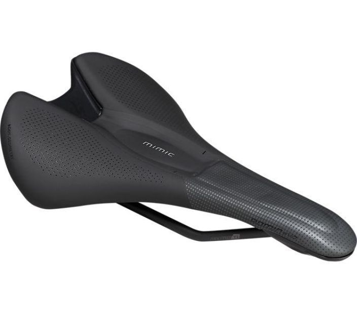 Specialized Romin Mimic Expert 143mm Black Kevyt ja matala satula nyt naisille suunnitellulla Mimic-teknologialla Titaani