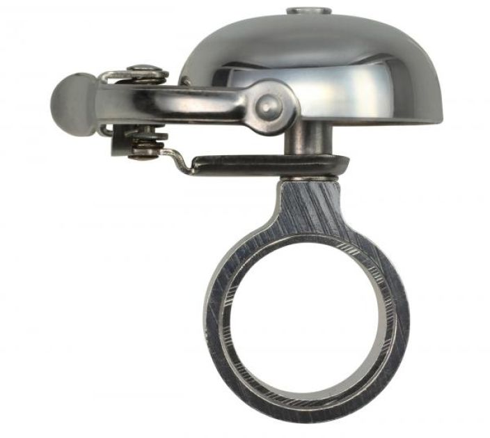Crane Bell Mini Suzu Headset Polished Silver Alloy Laadukas Japanilainen soittokello hienolla metallisella aanella.