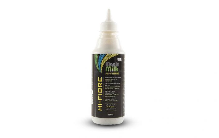 OKO Magic Milk 65ml Hi-Fibre Uusi Hi-Fibre -Tubeless-neste Synteettisen latexin ja kuitujen ansiosta paikkaa nopeammin ja