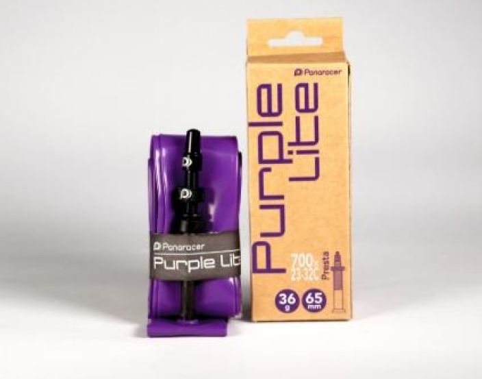 Panaracer TPU Tube Purple Lite 23-32x700 85mm Kevyt TPU sisuri. 700c 23-32mm 36Gr 85mm Presta venttiili