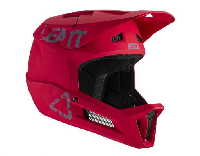Leatt 1.0 DH Jr V21.1 Helmet Chili Kevyt ja hyvin suojaava fullface-kypara junioreille. Kaksi kokoa: XXS 51-52cm XS 53-54cm