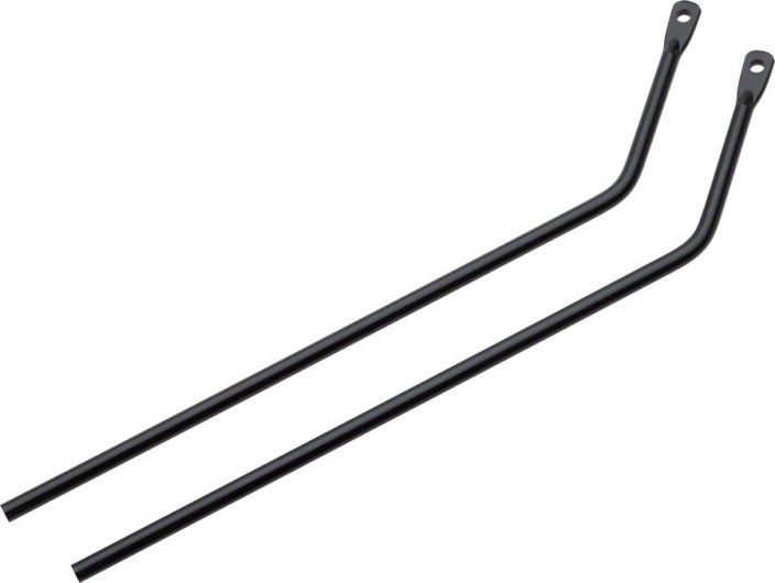 Salsa Bent Rack Struts 45d 8mm Black Varaaisat ylakiinnitykseen takatavaratelineeseen. Paksuus: 8mm Pituus: 345mm Pituus