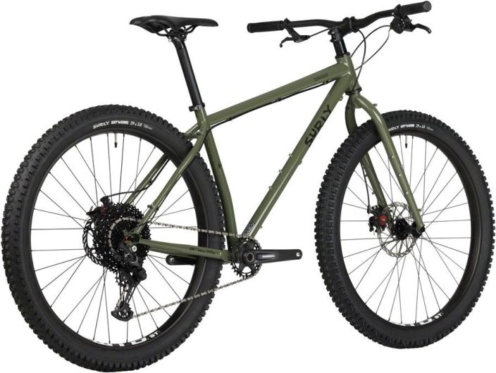 Surly Krampus Bike British Racing Green Surly Krampus -pyora. Suunniteltu 29+ -renkaille. Rungossa nyt kaytossa uudistetut