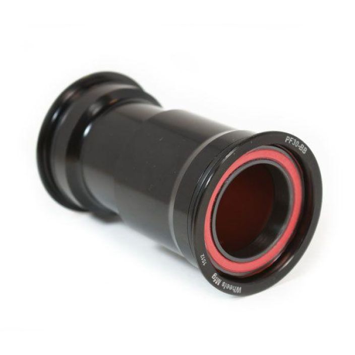 Wheels MFG PF30 Zero Ceramic BB (Black) Bearings: Enduro Zero Ceramic Color: Black Bottom Bracket/Frame Interface: PF30,