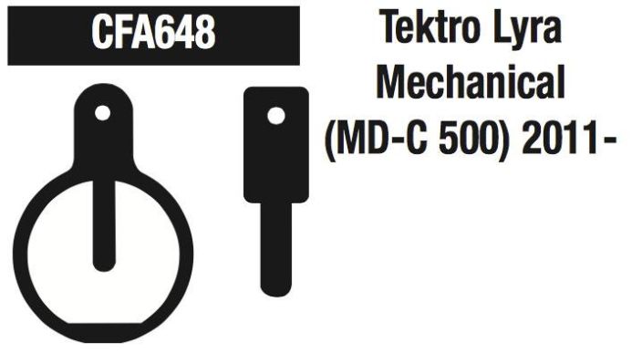 EBC 648 Katso sopivuus seuraaviin jarruihin: -Tektro