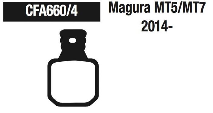 EBC 660/4 Katso sopivuus seuraaviin jarruihin: -Magura