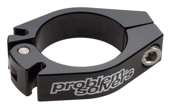 Problem Solvers Backstop 1-1/4 two cable w/slots Problem Solvers Backstop Frame-mounted clamp-on housing stop. For use when