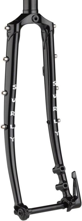 Surly Disc Trucker Fork 26&quot; Thru-Axle Black Terashaarukka 26&quot; -kiekoille. Rengastila 26 x 2.1&quot; 100x12mm -navalle Flat Mount