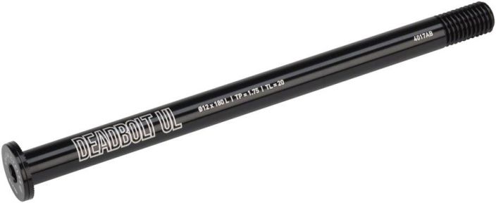 Salsa Deadbolt Ultralight Thru-Axle Rear 12mm / 180mm / 1.75 / 20mm Lapiakseli taakse. Halkaisija: 12mm Pituus: 180mm