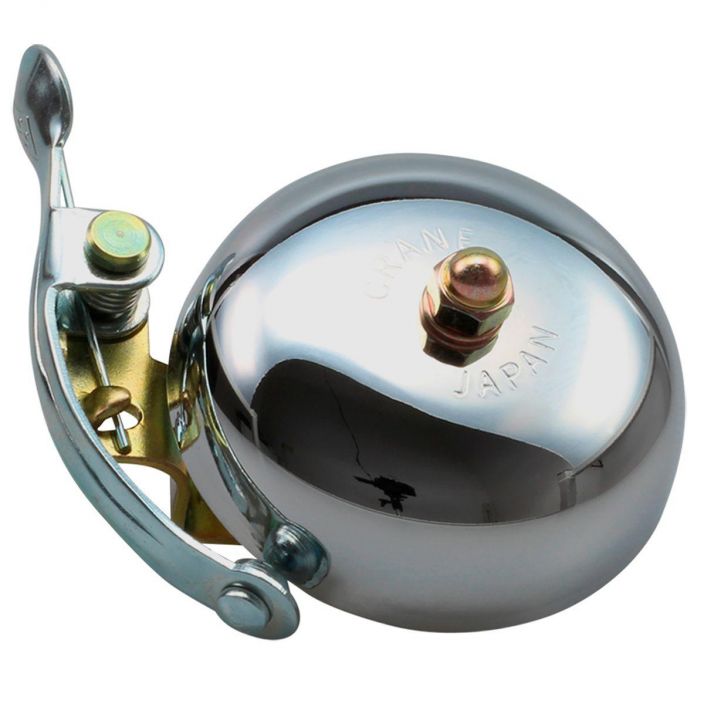 Crane Bell Suzu Chrome Plated Brass Laadukas Japanilainen soittokello hienolla metallisella aanella. Halkaisija n. 55mm