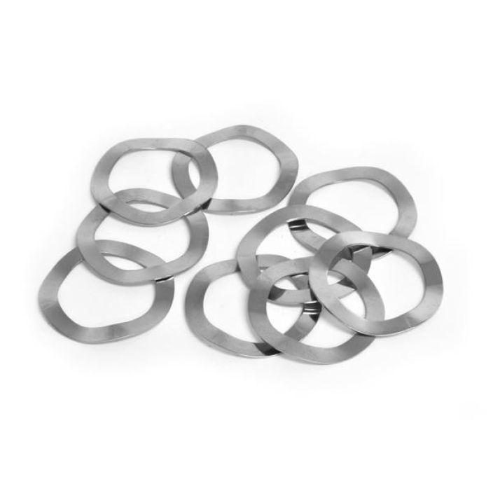 Wheels 24mm ID Wavewasher 10pcs/bag Wave washers for use on 22/24mm (GXP) crank spindles. Helps to eliminate side play in