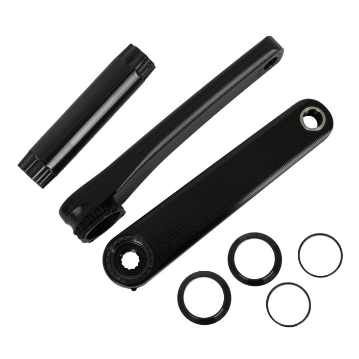 Garbaruk Crankset Road/Gravel Dub Black Hienot alumiinikammet Graveliin tai maantielle. 29mm DUB akseli. Paino 400gr.