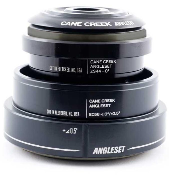 Cane Creek Angleset ZS44 | EC56 (0.5°, 1°, 1.5°) Ohjauskulman muunto-ohjainlaakeri Tapered Sisaltaa muuntokitin: 0.5°, 1° ja