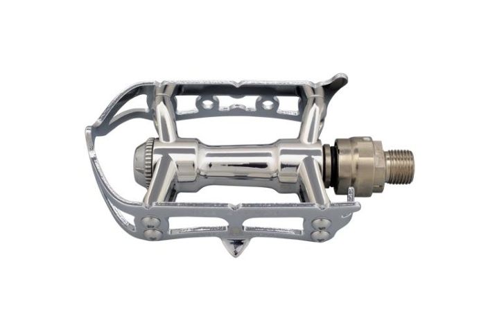 MKS Pedal Sylvan Road Next Ezy Superior Silver Tukeva poljin, erittain laadukkailla kolmella urakuulalaakerilla.