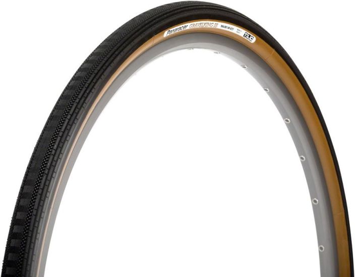 Panaracer Gravelking SS Brown 38mm Semislick Cyclocross-Gravel -rengas Pistosuojattu 700c/622 38mm / 410gr Taitettava