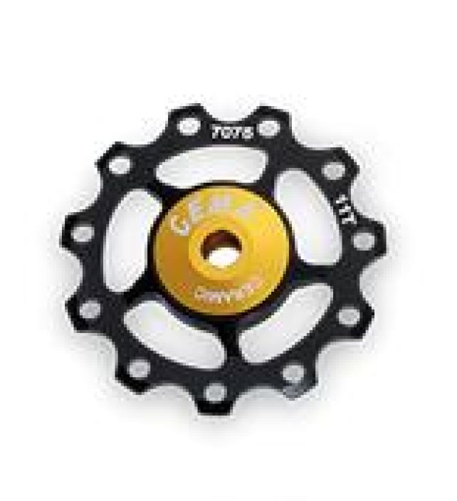 Cema Pulley Wheels Ceramic Alu Black 11-hampainen Sopii Sram / Shimano 10/11-vaihteisiin. Materiaali: Alumiini Keraamiset