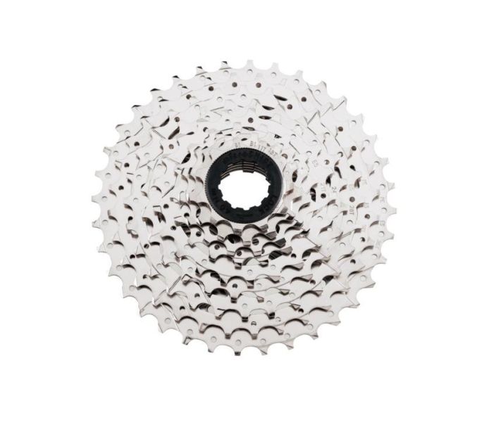 Microshift 11-34T CP 9sp 9-vaihteinen pakka. Sram/Shimano 11-32 noin. 347gr 11-13-15-17-19-21-24-28-34