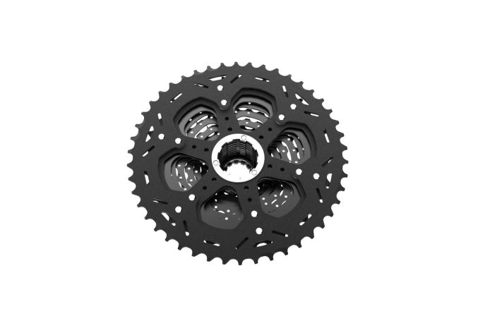 Microshift 11-46T ED Black 11sp 11-vaihteinen pakka. Sram/Shimano 11-46 noin.618gr 11-13-15-18-21-24-28-32-36-40*-46