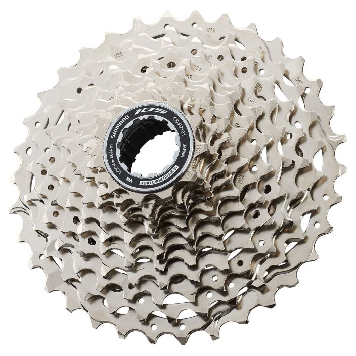 SHIMANO 105 CS-R7101 cassette 11-34T 12v tuotekuva 1 SHIMANO 105 CS-R7101 cassette 11-34T 12v tuotekuva 1