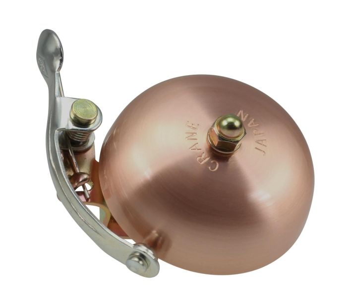 Crane Bell Suzu Copper Brass Brushed Laadukas Japanilainen soittokello hienolla metallisella aanella. Halkaisija n. 55mm