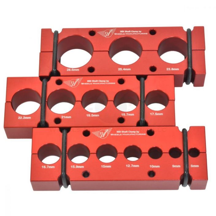 Wheels BBI Shaft Clamp BBI Shaft Clamp Set Precision machined anodized aluminum clamps designed to allow for easy and secure